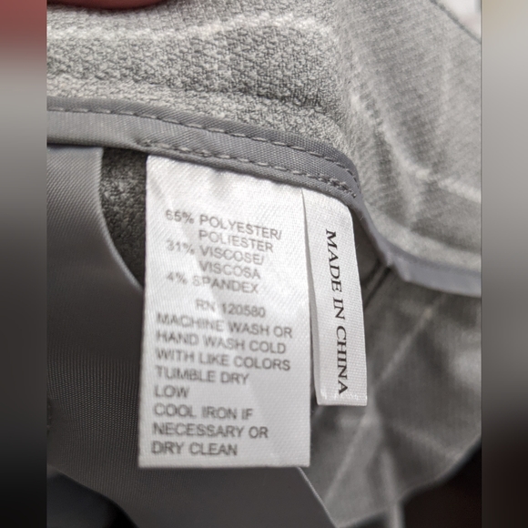 NWT Amanda & Chelsea plaid trousers. Sz. 6 - Picture 7 of 10